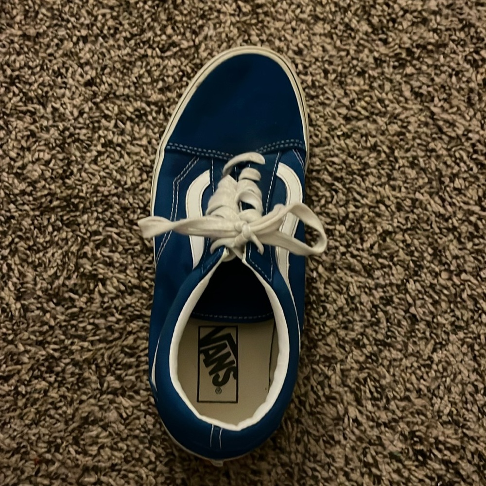 blue vans, do have both just only one in pic, only worn like twice